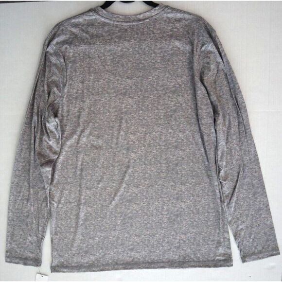 Cuddl Duds Men's Sz M Gray Heather Far-Infrared Enhance L/S Pajama Crewneck Tee - Picture 2 of 6
